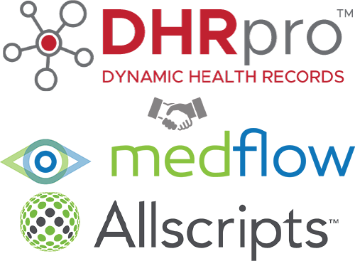 DHRpro partnered with Medflow and Allscripts